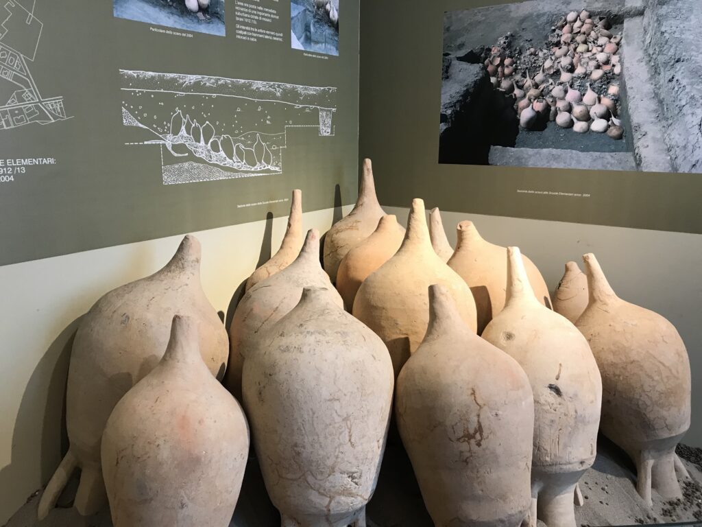 Anfore al Museo Archeologico di Brescello