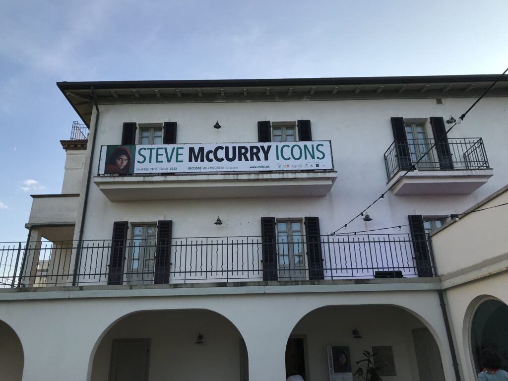 Steve McCurry a Villa Mussolini