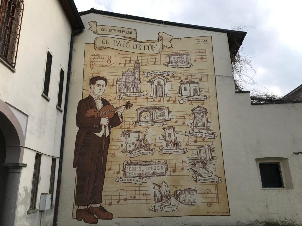 Covo, murale dedicato a Giulio De Micheli
