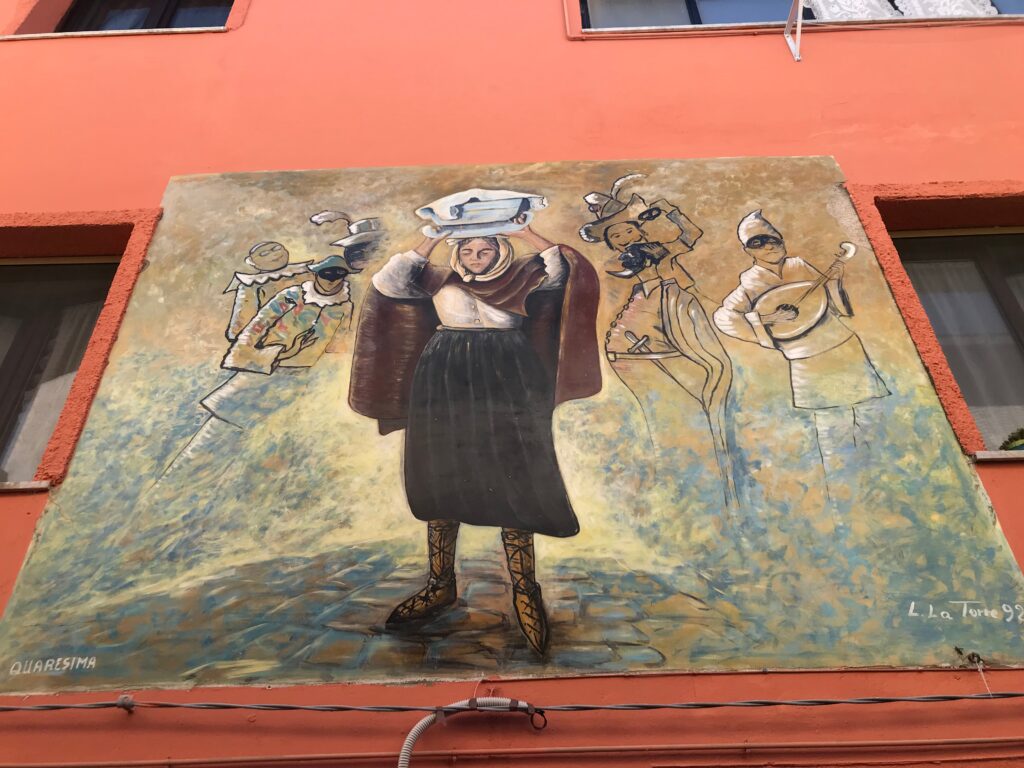 Uno dei murales di Satriano di Lucania