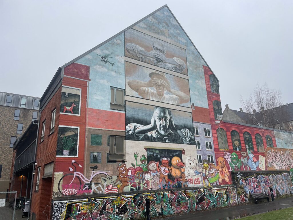 Street art nel quartiere di Norrebro